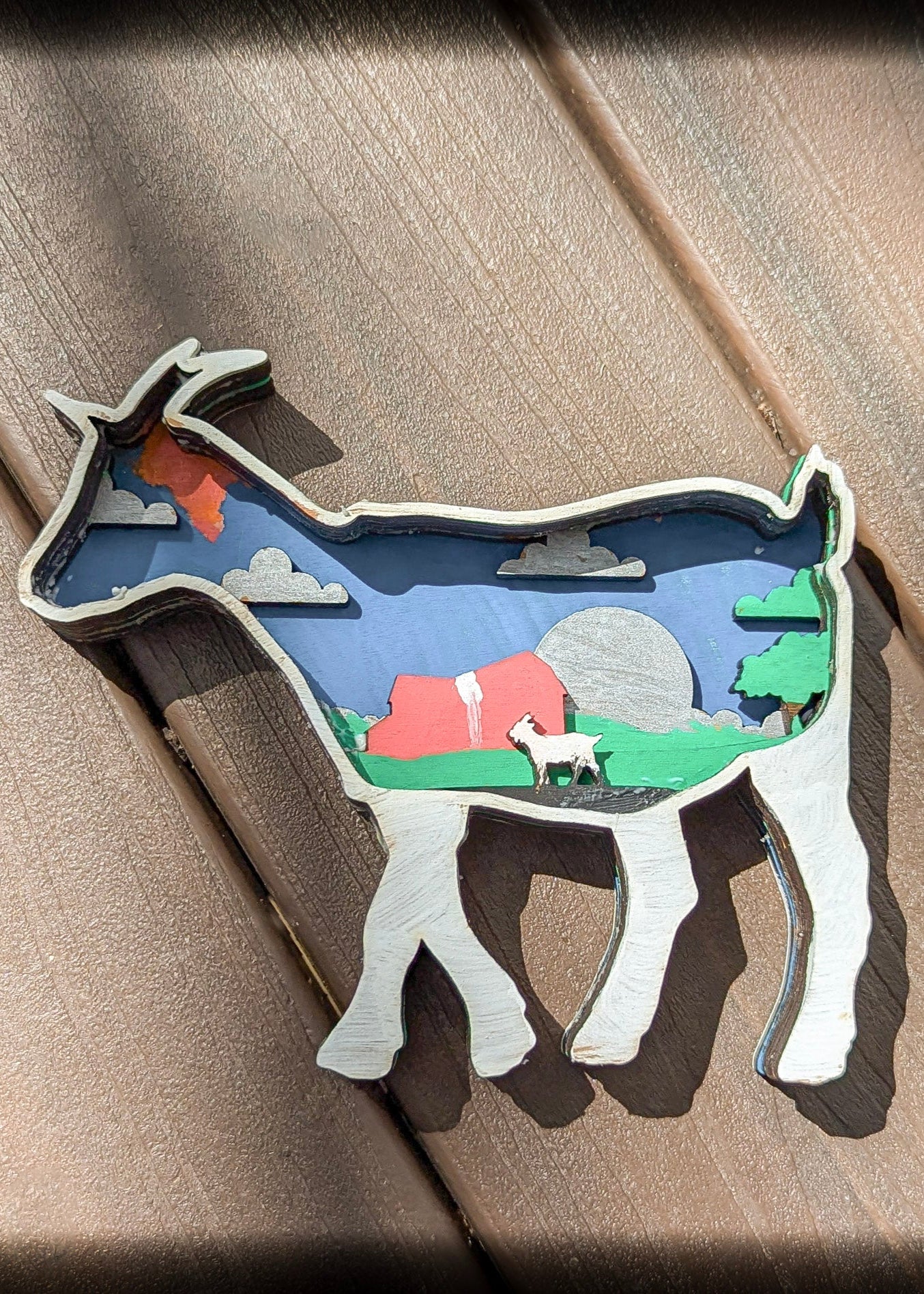 3D Layered Goat Workshop Project