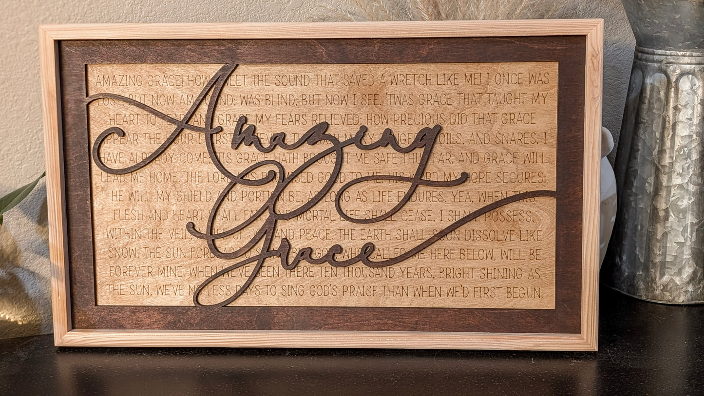 Amazing Grace Wall Decoration Workshop Project