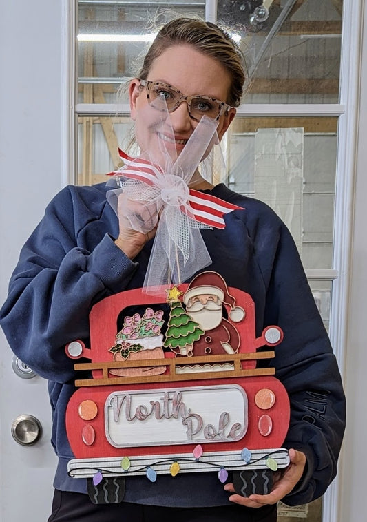 Farmhouse Santa Farm Truck