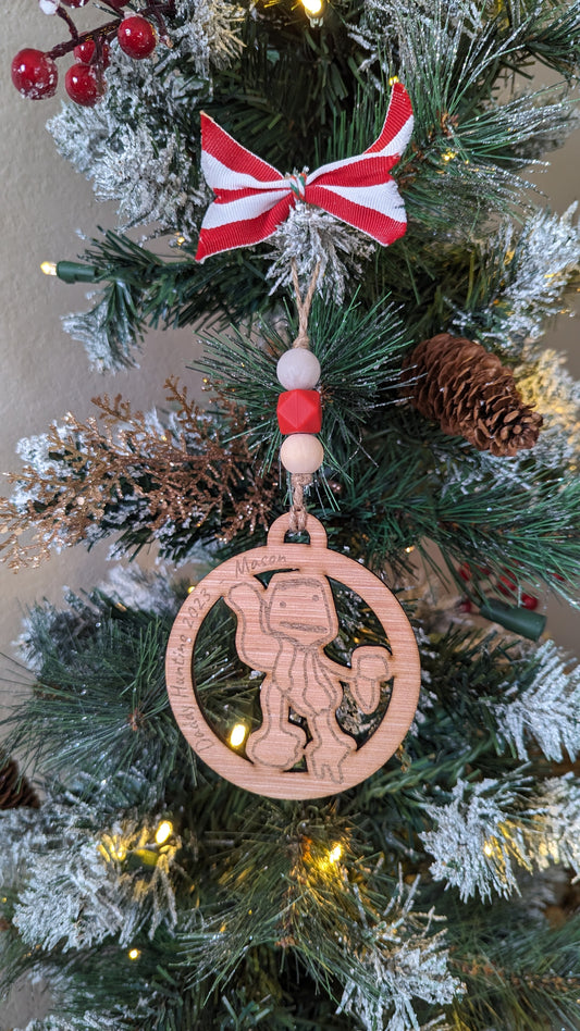 Child's Artwork Ornament - Christmas