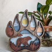 3D Layered Bear Paw Workshop Project