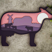 3D Layered Cow Workshop Project