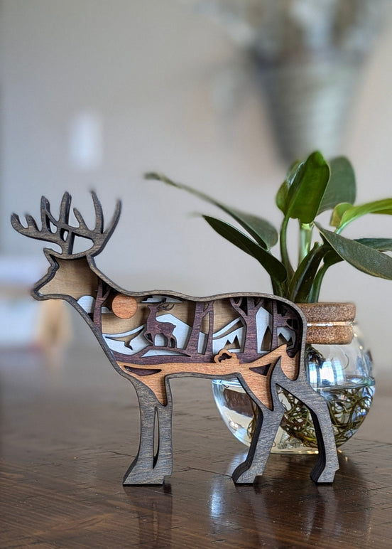 3D Layered Deer Workshop Project