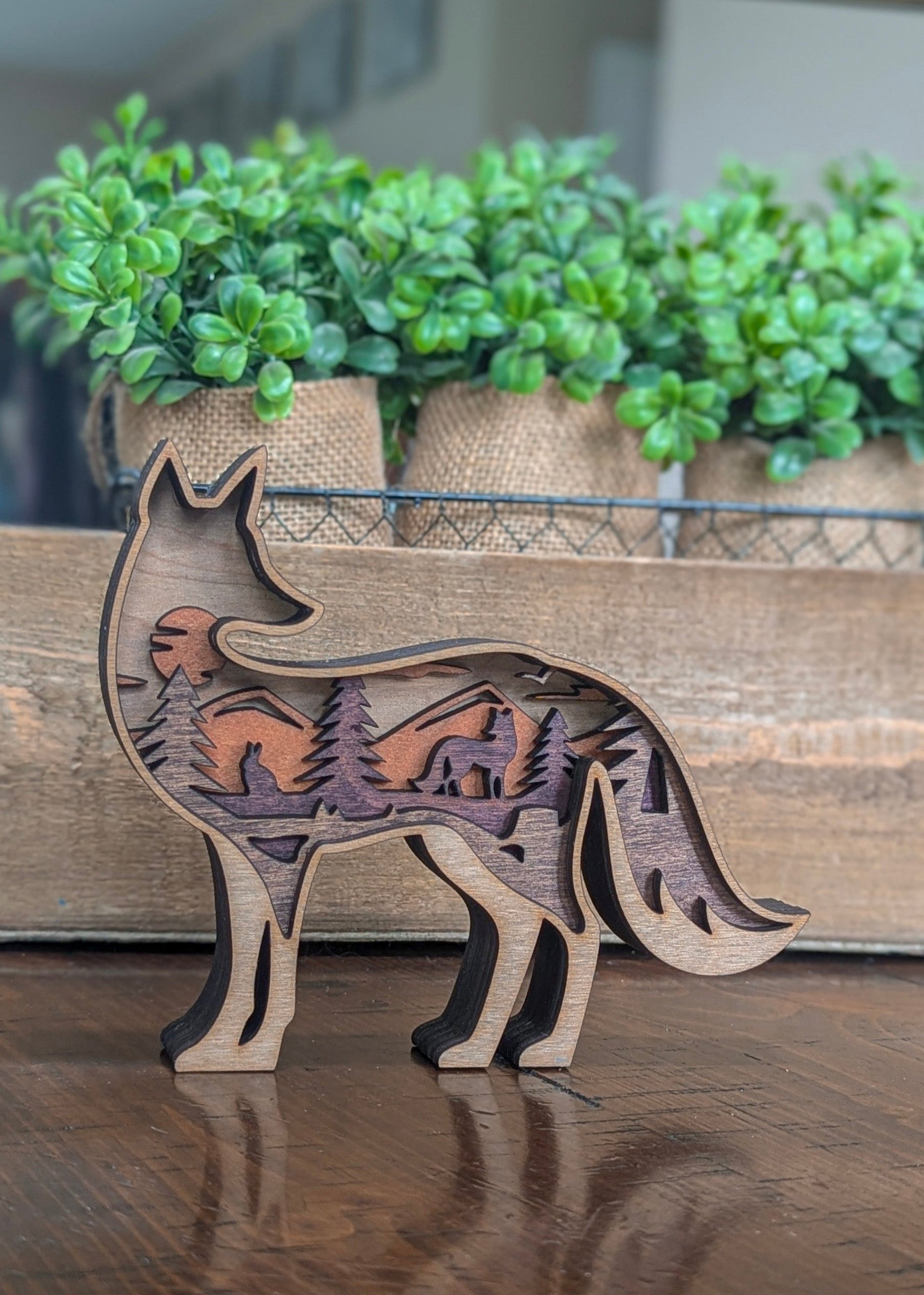 3D Layered Fox Workshop Project