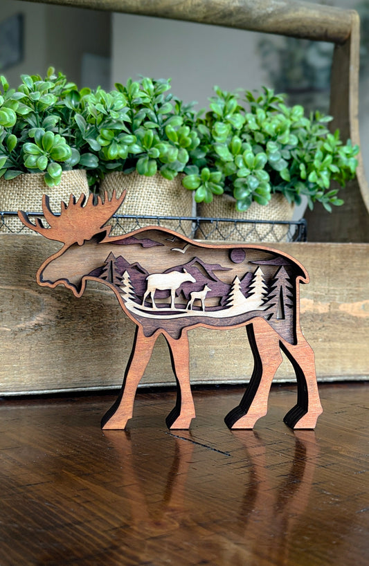 3D Layered Moose