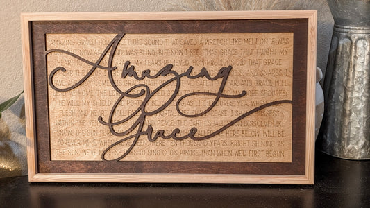 Amazing Grace Wall Decoration Workshop Project