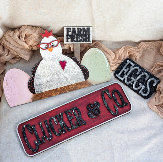 "Clucker & Co" Chicken & Eggs Workshop Project for Interchangeable Farm Truck Add On