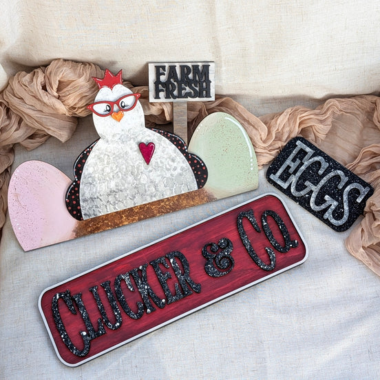 "Clucker & Co" Chicken & Eggs Workshop Project for Interchangeable Farm Truck Add On