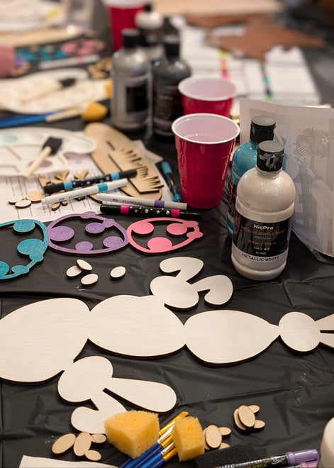 Easter Bunnies Workshop Project In Progress