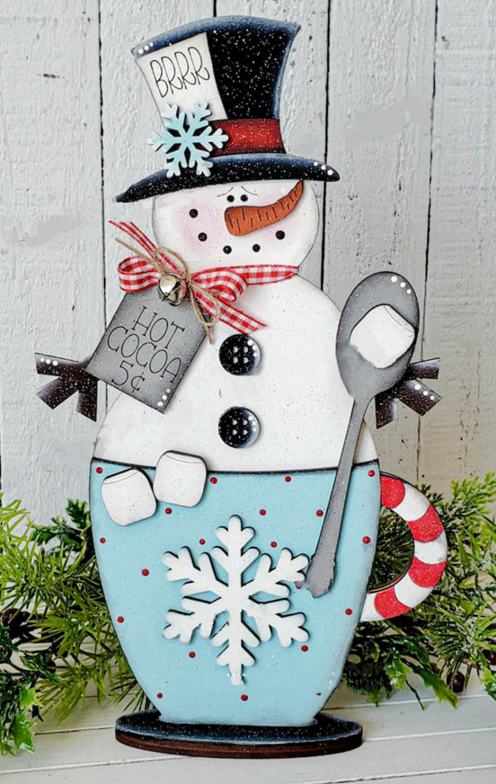 Hot Cocoa Snowman Mug Workshop Project