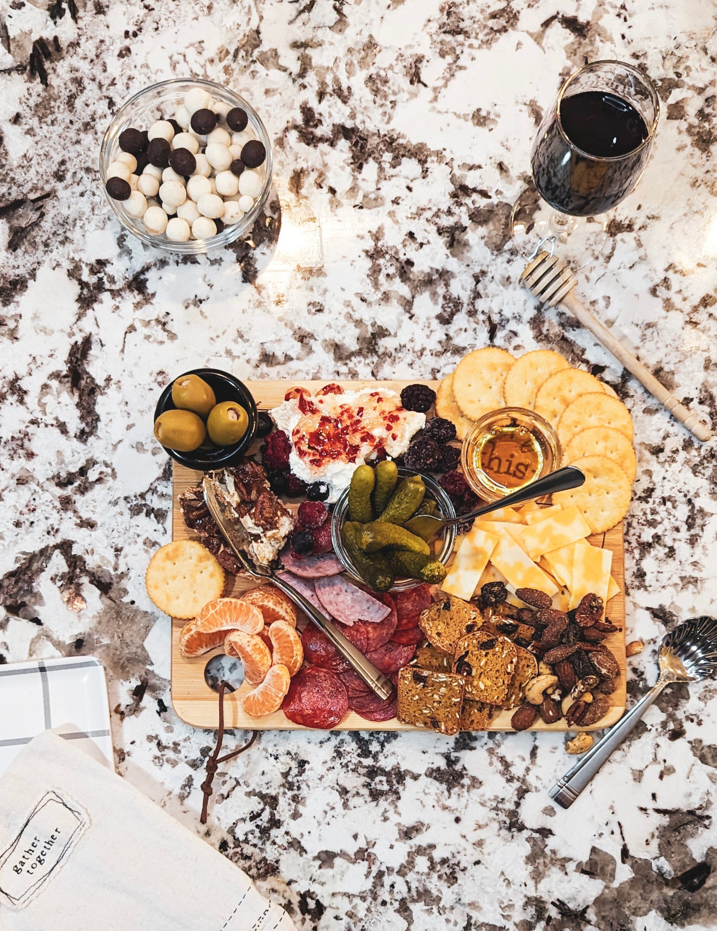 Personalized Charcuterie / Snack Cutting Board