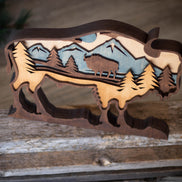 3D Layered Bison