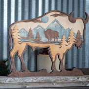 3D Layered Bison
