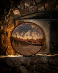 Moonlit Passage - The Migration | Illuminated Mixed-Media Wall Sculpture