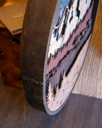 Moonlit Passage - The Migration | Illuminated Mixed-Media Wall Sculpture