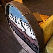 Moonlit Passage - The Migration | Illuminated Mixed-Media Wall Sculpture