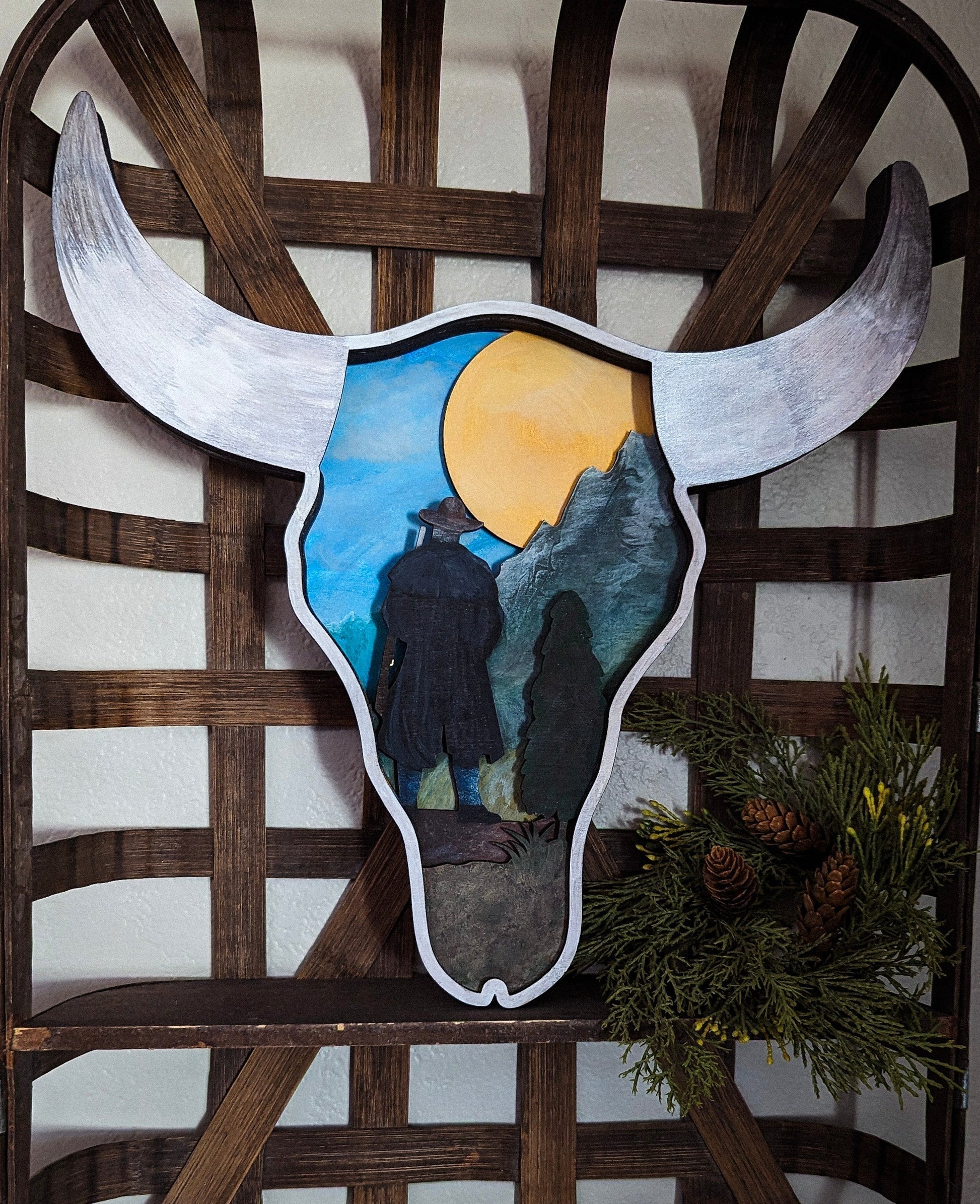 Mountain Scene Series - Steer Head - Workshop