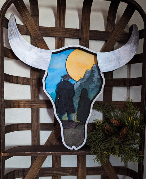Mountain Scene Series - Steer Head - Workshop