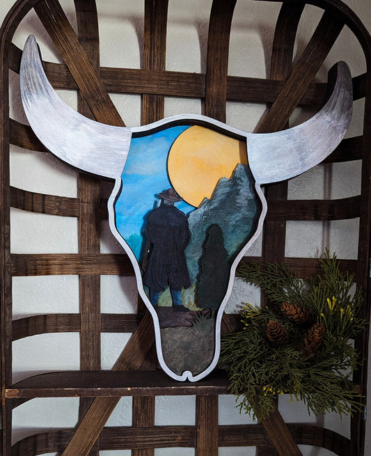 Mountain Scene Series - Steer Head - Workshop