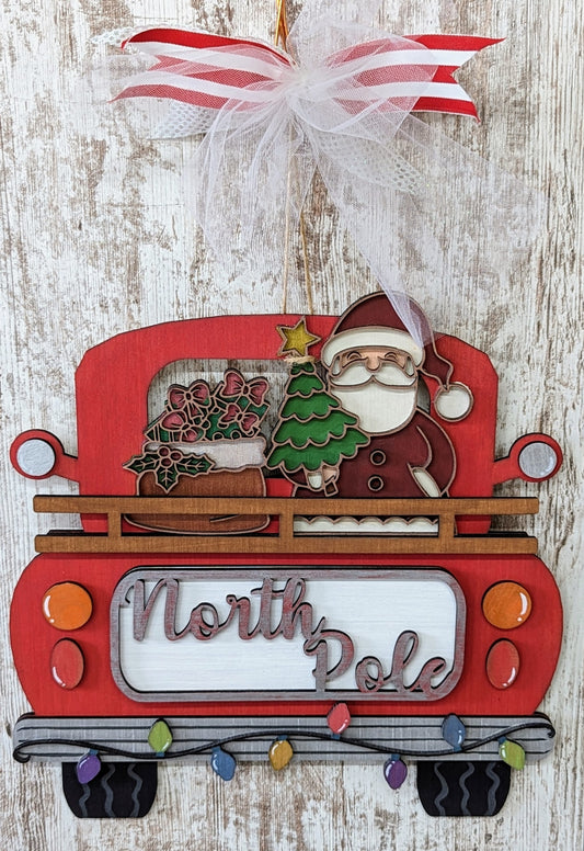 Farmhouse Santa Farm Truck