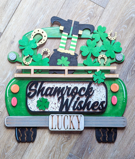 St. Patrick's Day Farm Truck