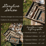 Storyline Series: Cowboy Legacy Wooden Travel Map – Handcrafted USA Wall Art (13