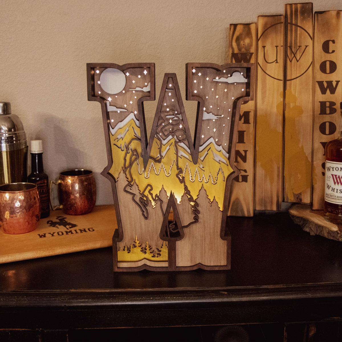 Wyoming Glory – Illuminated Wyoming Artwork