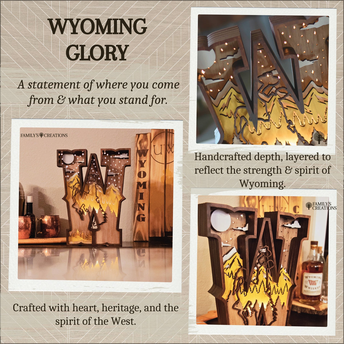 Wyoming Glory – Illuminated Wyoming Artwork
