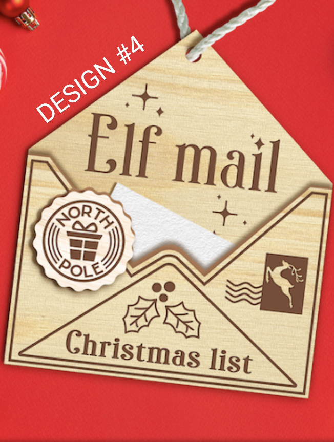 Santa Wish List Ornament - Letter to Santa