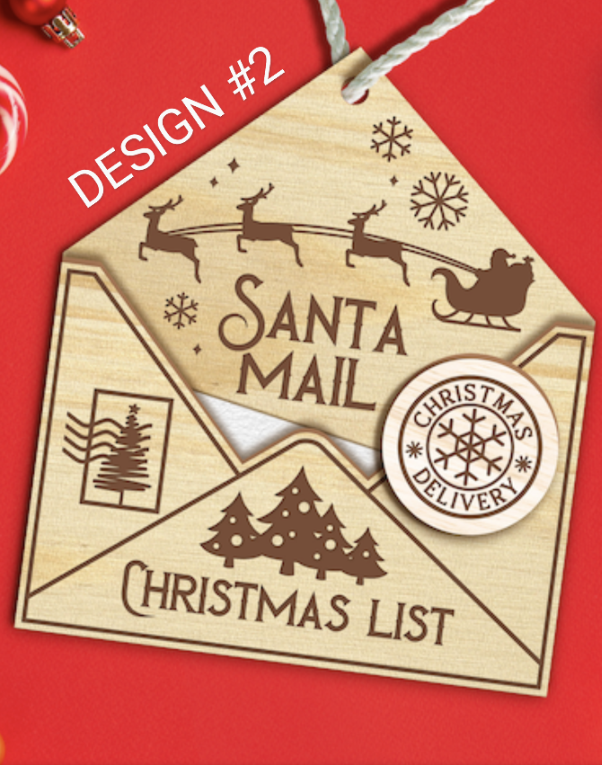 Santa Wish List Ornament - Letter to Santa