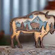 3D Layered Bison