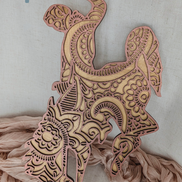 Wyoming Cowboys Steamboat Mandala