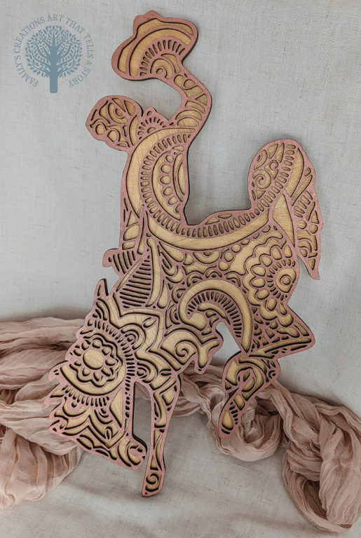 Wyoming Cowboys Steamboat Mandala